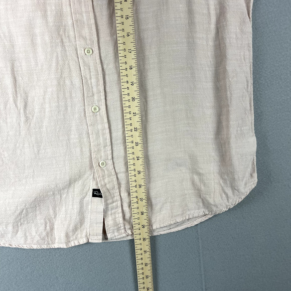 Rails Shirt Mens XL Pink Fairfax Ebi Short Sleeve Button Up Lightweight Cotton - Picture 8 of 16